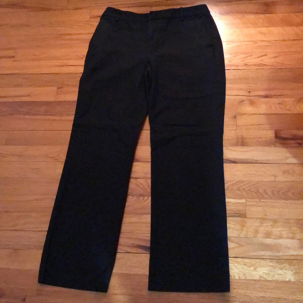 Ralph Lauren black twill pants. Size 8